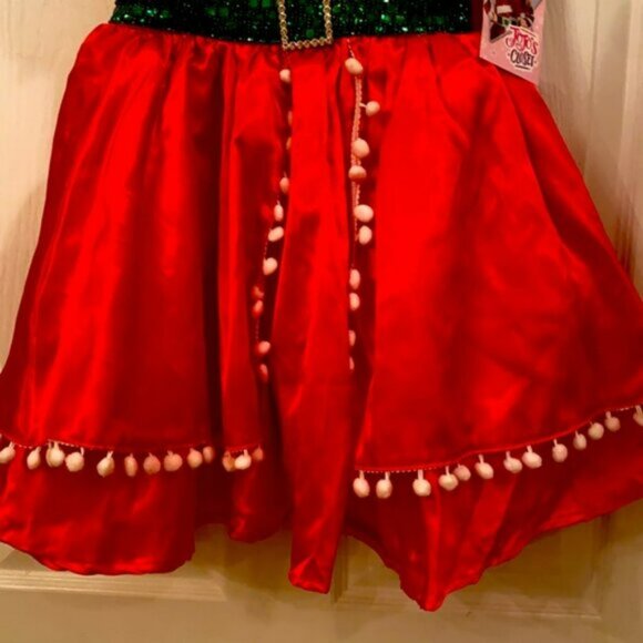 NWT JOJO SIWA Christmas dress bling sequin AMAZING - Picture 3 of 14